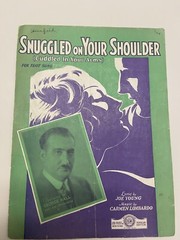Snuggled On Your Shoulder (Cuddle In Your Arms) – 1932 sheet music Fox Trot