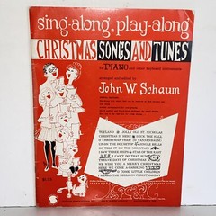 Vintage 1959 Sing Along Play Along Christmas Songs and Tunes Sheet Music Book