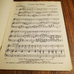 Porgy and Bess Vocal Selection Gershwin Songbook Chappell 1950s