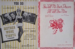Lot of 40 Vintage 1940s Sheet Music Pieces All G or VG Pkg 1