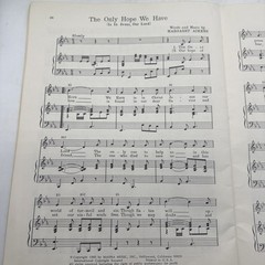 Vintage Gospel Songbook Manna Music 12 Songs Christian Piano 1966 Good