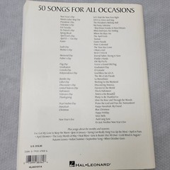 A YEAR IN SONG BOOK PIANO/VOCAL/GUITAR 50 HOLIDAY SEASONAL OCCASIONAL SONGS NEW