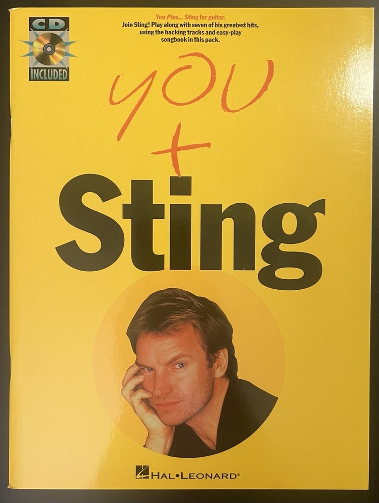 ‘You Plus Sting’ Songbook CD Included! (1998 UK) Free Boxed & Padded Shipping!