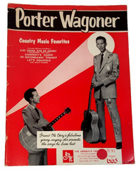 1957 PORTER WAGONER Collection of Country Music Favorites Guitar Piano Voice