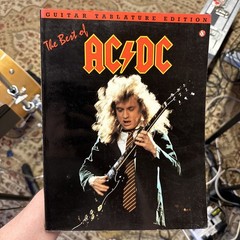 The Best of AC/DC Guitar Tablature Edition Book – 1990 Excellent Condition