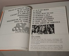 Alice Cooper Vocal Piano Guitar Sheet Music Songbook 1972