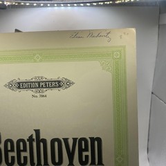 Vintage Edition Peters Beethoven Trio Op 11 Clarinet Violin Cello Piano Score