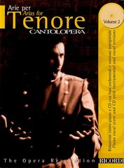 Arias for Tenor Vol 2 Cantolopera Vocal Piano Opera Sheet Music Book CD Pack