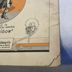 1908 The Merry Widow Waltz Piano Sheet Music Franz Lehar Century Edition 1310
