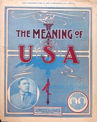 The Meaning Of USA Sheet Music John Nestor Raymond Browne 1902 Patriotic