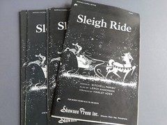 Sleigh Ride – for Mixed Voices SATB – 1962 sheet music – Shawnee Press