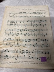 Gems From The Merry Widow 9 Songs By Franz Lehar Vintage Collectible 1906 Music