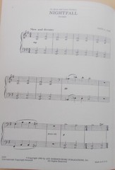 David Karp Nightfall Early Intermediate Piano Duet Unmarked
