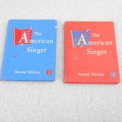 American Singer 2nd Edition Books 1 & 2 Children&rsquo;s Songs Hardcover Vintage