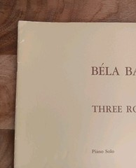 Béla Bartók – Three Rondos Piano Solo Vintage 1957 Boosey & Hawkes Sheet Music.