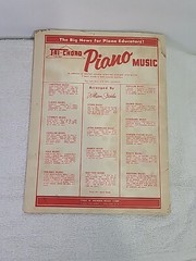 William Stickles Tri-Chord Piano Christmas Songbook Sheet Music 1954 Hansen USA