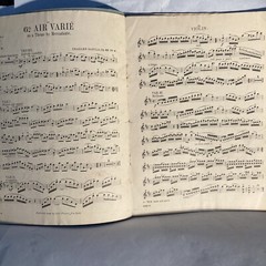 Chas. Dancla Op,89 Six Airs Varies for Violin & Piano Sheet Music – Carl Fisher