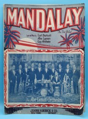 Mandalay – Earl Burtnett, Abe Lyman & Gus Arnheim – Sheet Music 1924