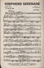 Shepherd Serenade Fox-Trot Arrangements for Orchestras Sheet Music 1941