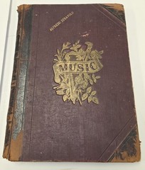 Hard Bound Antique 19th Century Sheet Music Book Litho Faust 1862 Printed Italy