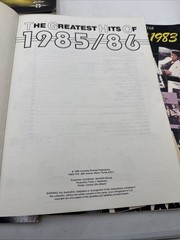 Greatest Hits 1980s Guitar Piano Songbook Lot Tablature MTV Journey Jackson MORE