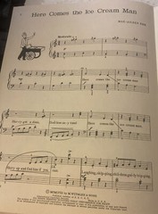 Here Comes The Ice Cream Man Sheet Music 1958 excellent condition