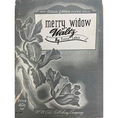 Merry Widow Waltz Piano Solo Sheet Music Franz Lehar