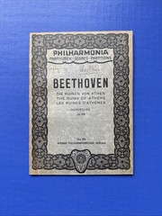Beethoven – Ruins of Athens Overture – Philharmonia Miniature Study Score PB