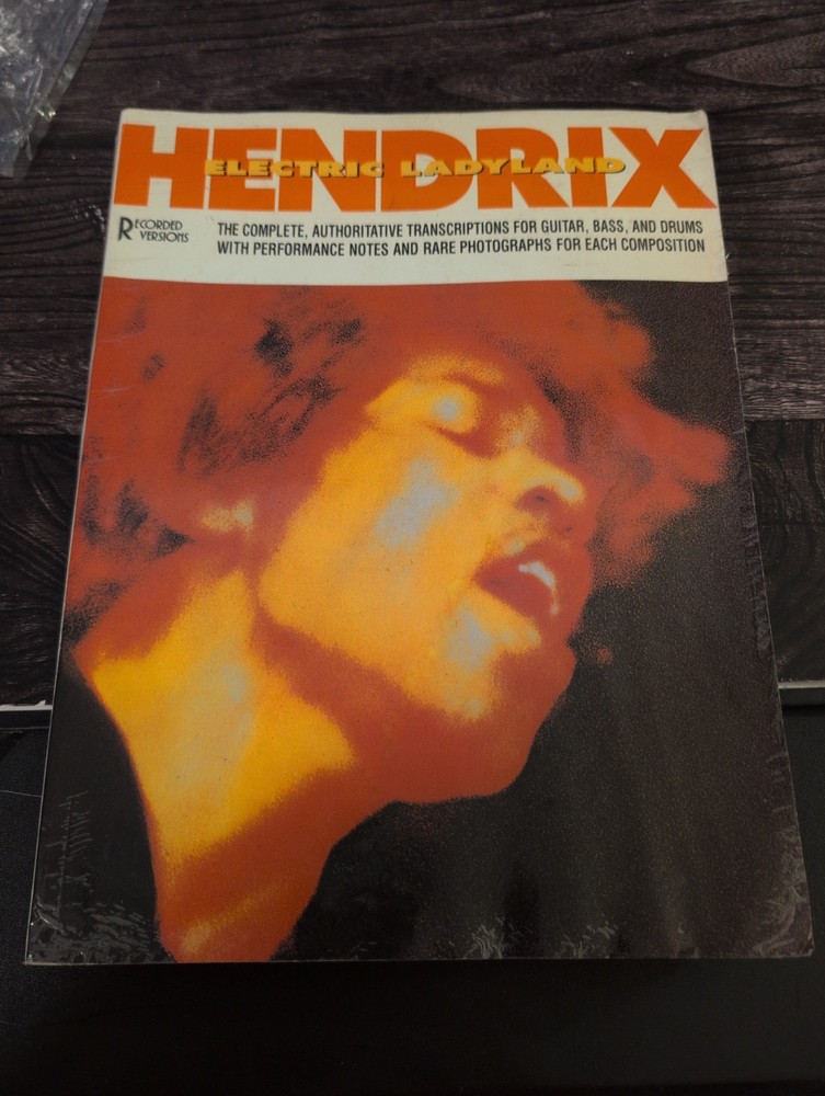JIMI HENDRIX – Electric Ladyland tab & sheet music for guitar, bass & drums 1989