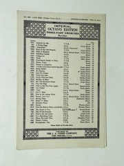 Lovely Night Female Voices SAA Offenbach-Moore 1935