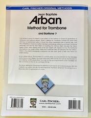 Arban: Method for Trombone & Baritone.Jean Baptiste. New Edition.Carl Fischer