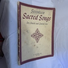 Seventeen Sacred Songs For Church And General Use, Low Voice, Schirmer