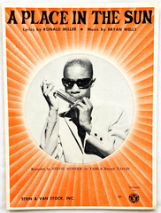 Stevie Wonder – A Place In The Sun – 1966 Original USA Sheet Music