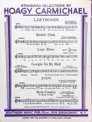 Georgia On My Mind Sheet Music Sonny Dunham Hoagy Carmichael Stuart Gorrell 1941