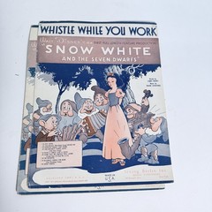 Lot Of 6 Walt Disney Movie 1937 Sheet Music Snow White Irving Berlin Great