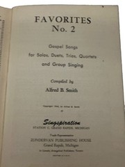 “Favorites Volume Two: Gospel Songs… “ – 1946 Hymnal Christian Song Book. USA