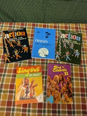Vintage Song Books For Boys And Girls Songs For Jesus Choir Chorus Youth
