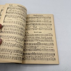 Vintage 1952 “Solid Rock” Christian Hymnal Song Book Shape Notes