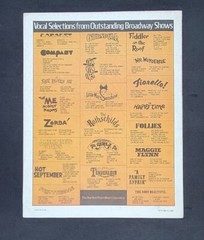 Sunrise, Sunset Sheet Music Fiddler on the Roof Charles Hansen Piano Vocal 1964