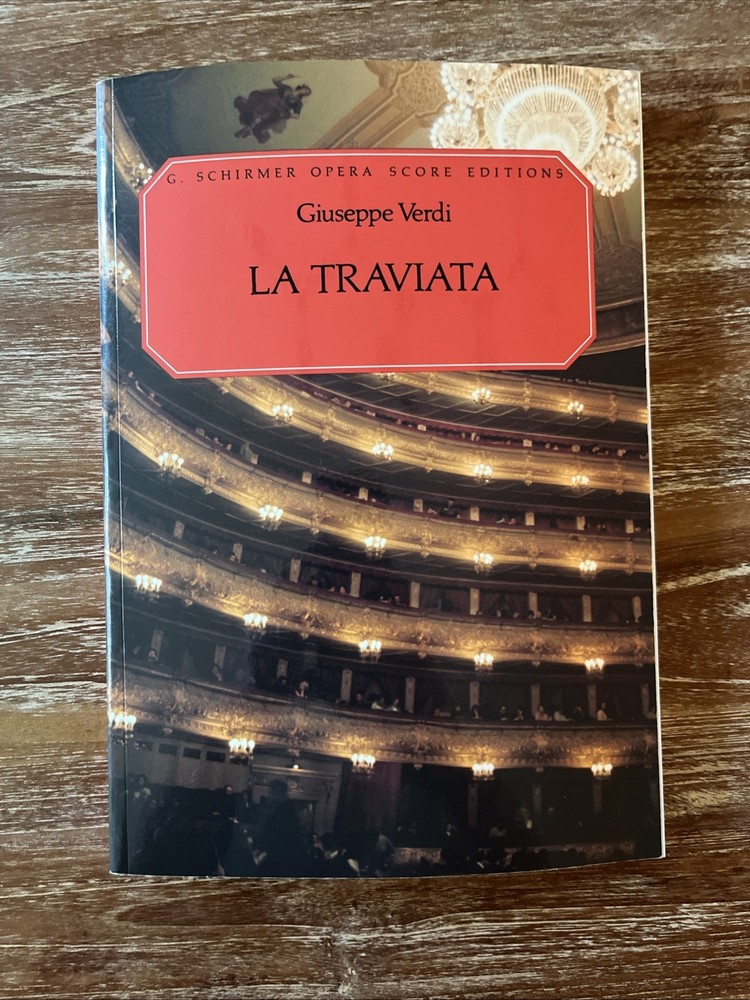 La Traviata Vocal Score Verdi Piano Vocal Sheet Music NEW 050338140