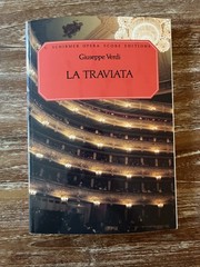 La Traviata Vocal Score Verdi Piano Vocal Sheet Music NEW 050338140