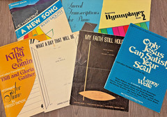Sheet Music Lot 7 Religious Faith Books Booklets 1952-1980 Gaither Piano Singing