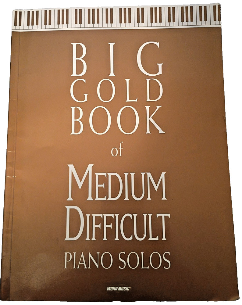 Medium Difficult Piano Solos Book of Worship Music Paperback USA, Copyright 2000