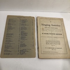 Vintage Singing America C. C. Birchard & Co. Boston Song & Chorus Book