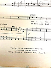 4 Sheet Music Songs By Irving Berlin 1917-1919