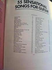 55 Sensational Songs For Guitar 1972 Music Book Sheet Music Charles Hansen G552