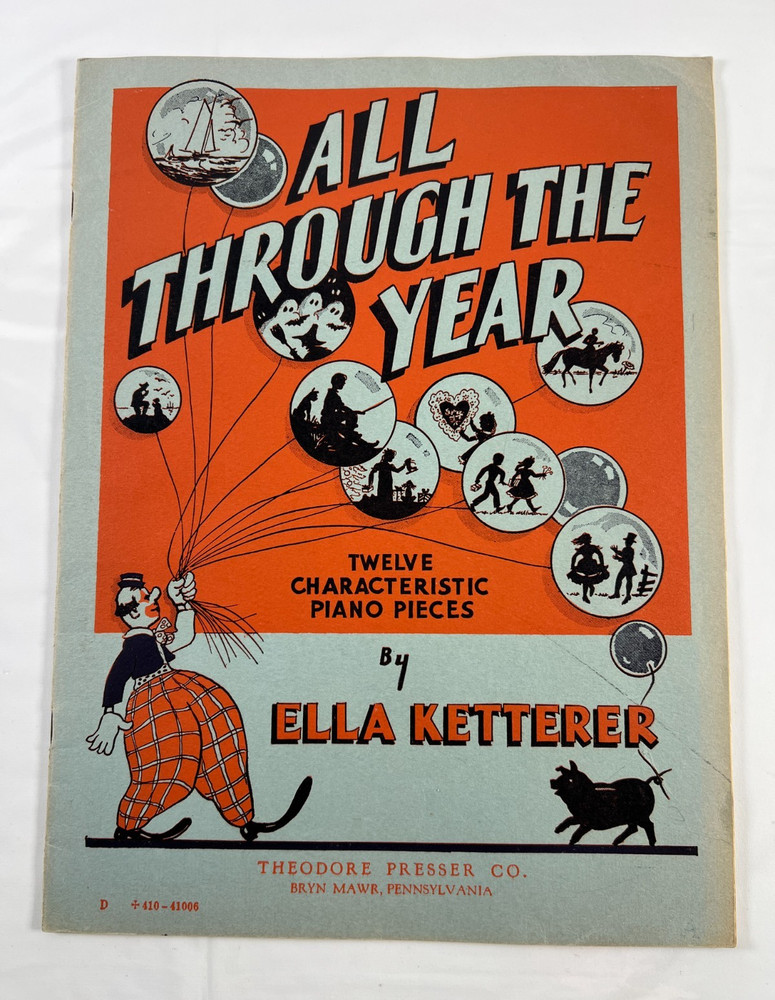 All Through The Year 12 Piano Pieces by Ella Ketterer Music Songbook Sheet Music