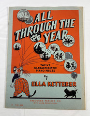 All Through The Year 12 Piano Pieces by Ella Ketterer Music Songbook Sheet Music