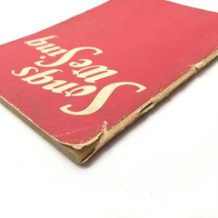 Vintage Music Book, « Songs We Sing », 1941, Paperback, 144 pages