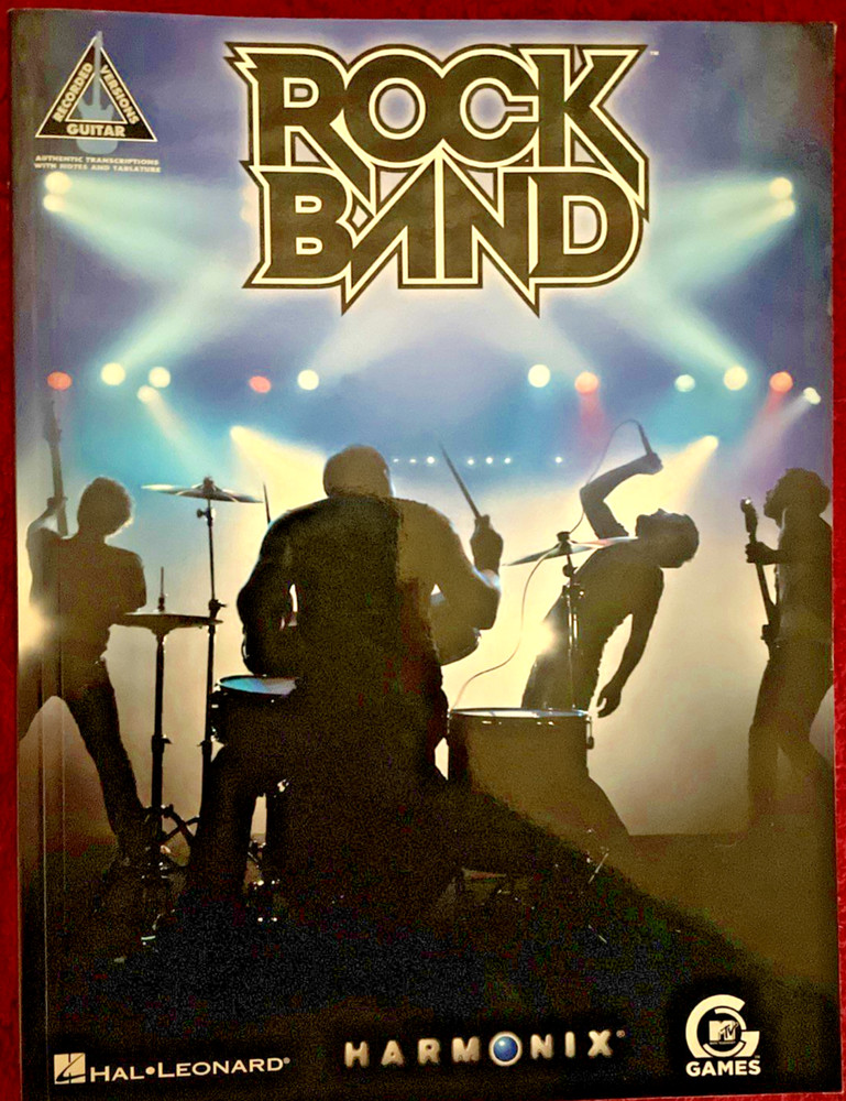 Rock Band Guitar Recorded Versions Authentic Tablature Songbook Collectible 2007